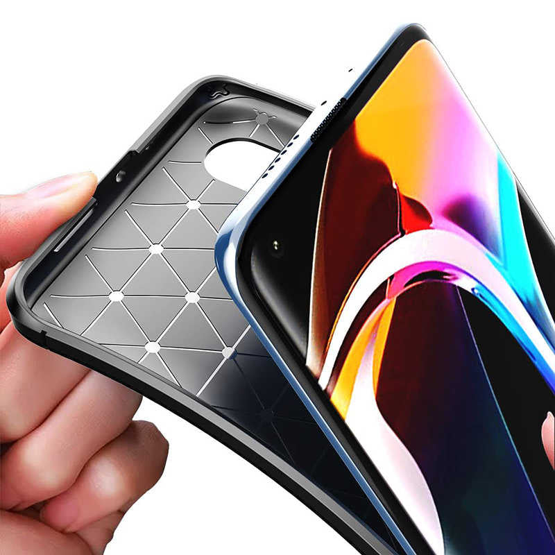 Xiaomi Mi 10 Kılıf Zore Negro Silikon Kapak Lacivert