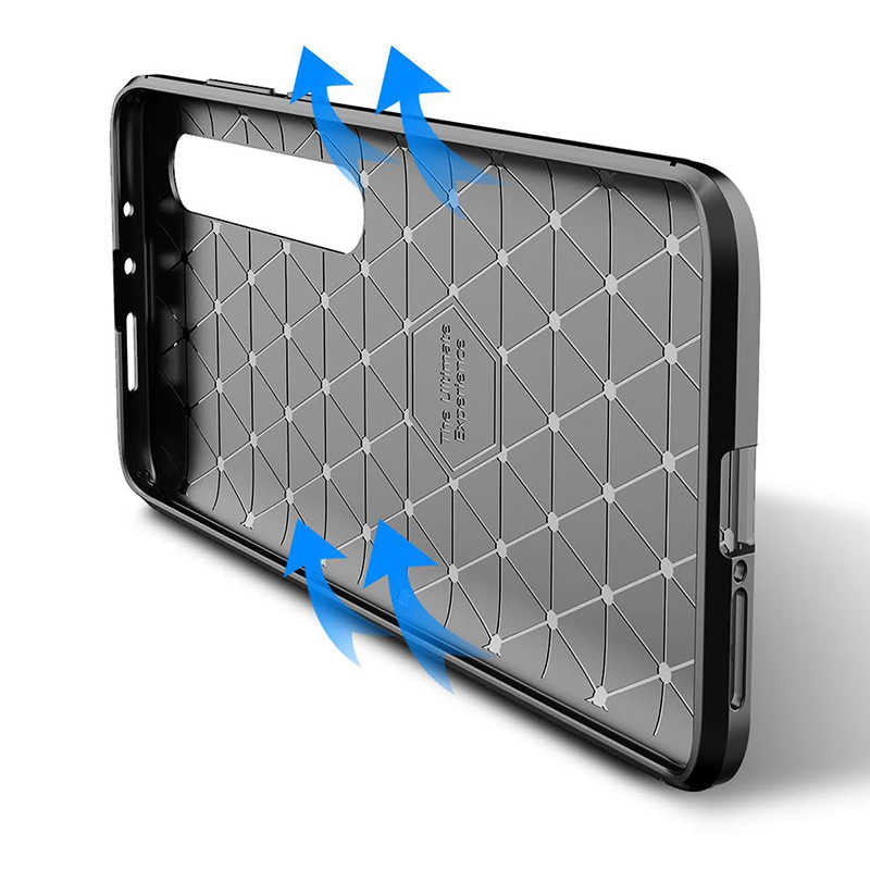 Xiaomi Mi 10 Kılıf Zore Negro Silikon Kapak Siyah