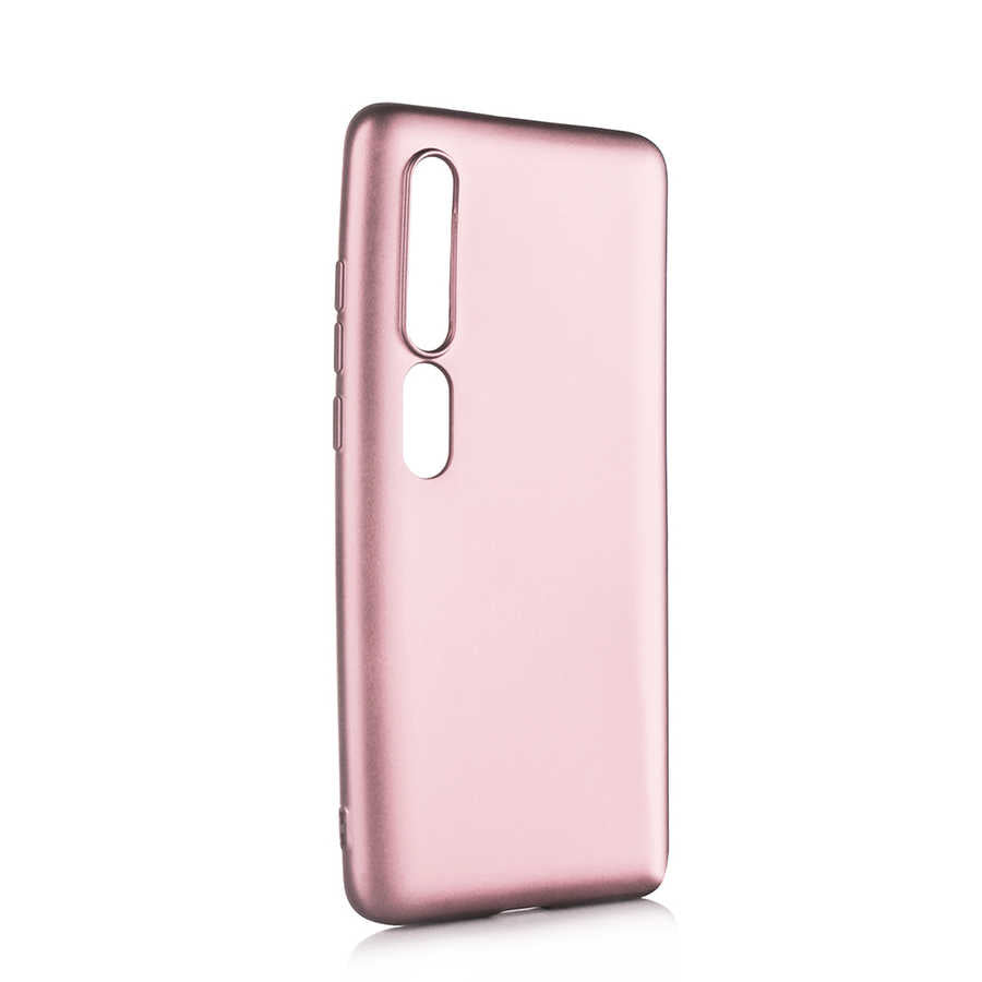 Xiaomi Mi 10 Kılıf Zore Premier Silikon Kapak Rose Gold