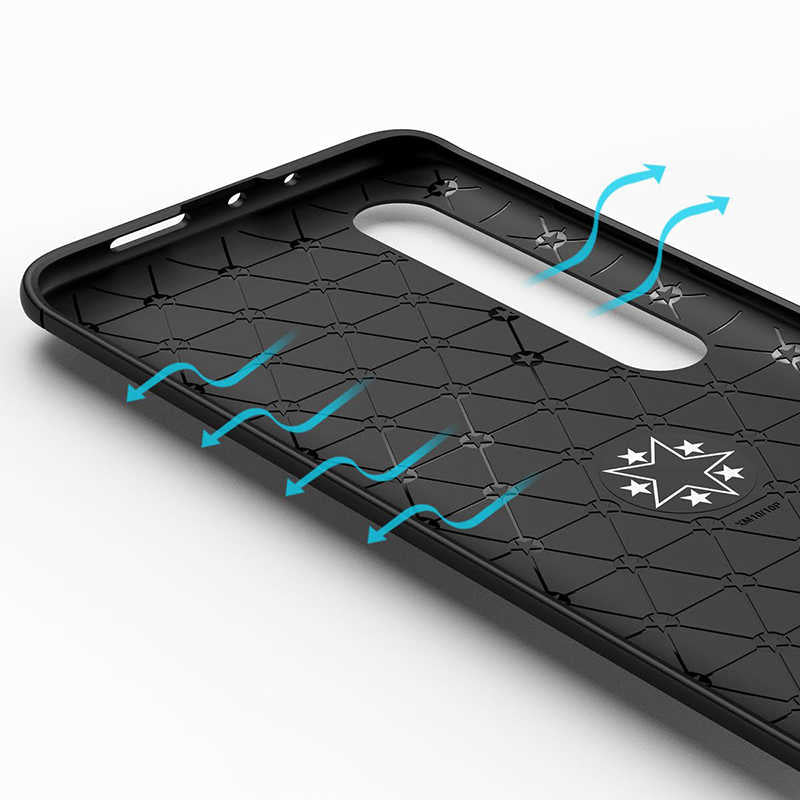 Xiaomi Mi 10 Kılıf Zore Ravel Silikon Kapak Siyah