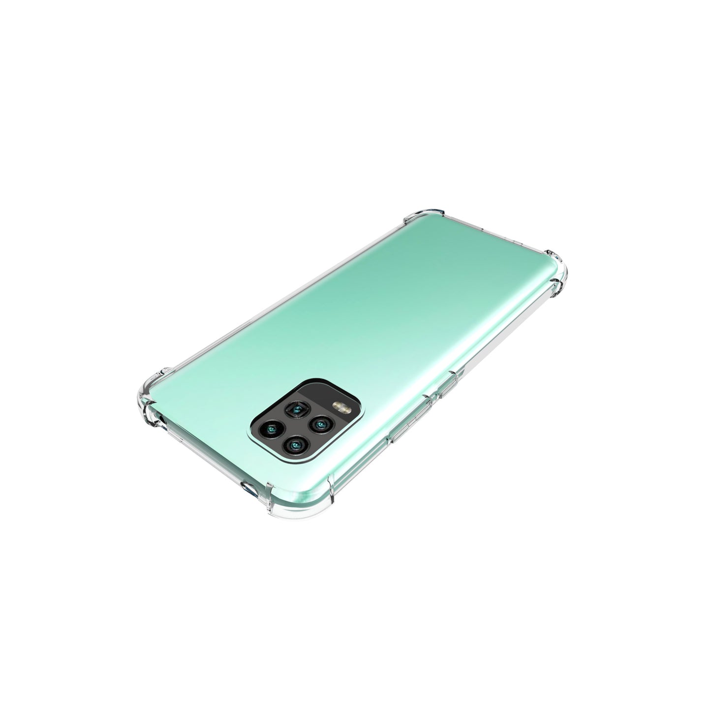 Xiaomi Mi 10 Lite Kılıf Zore Nitro Anti Shock Silikon Renksiz