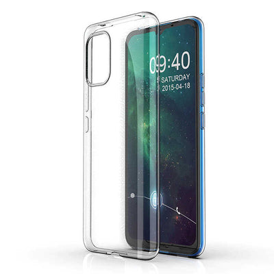 Xiaomi Mi 10 Lite Kılıf Zore Süper Silikon Kapak Renksiz