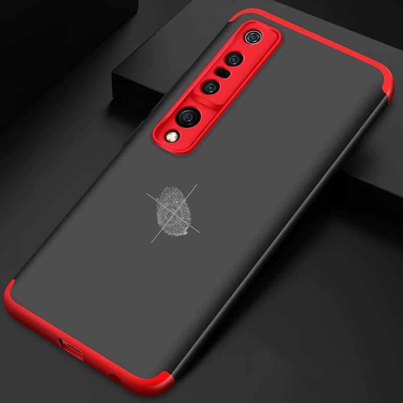 Xiaomi Mi 10 Pro Kılıf Zore Ays Kapak Kırmızı