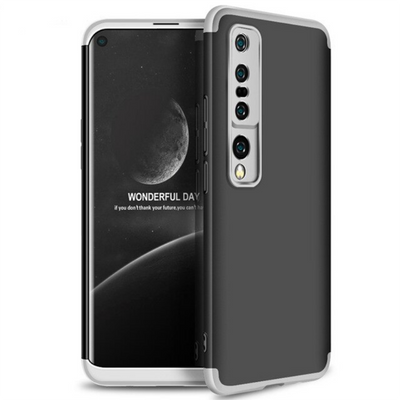 Xiaomi Mi 10 Pro Kılıf Zore Ays Kapak Siyah-Gri
