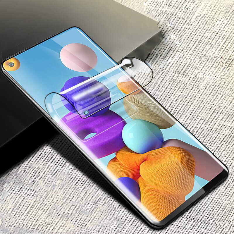 Xiaomi Mi 10 Zore Süper Pet Ekran Koruyucu Jelatin Siyah