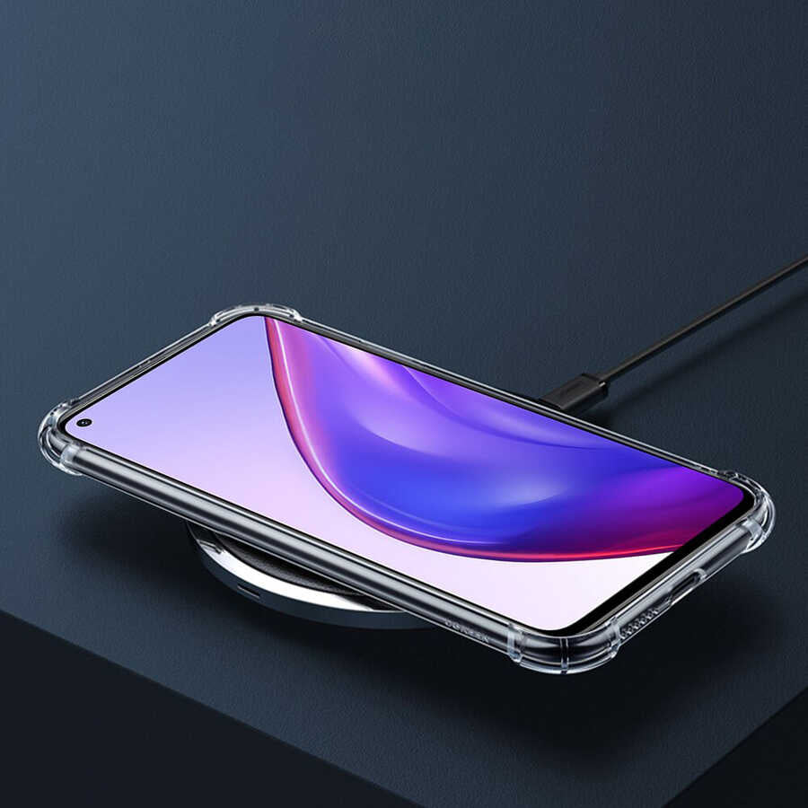 Xiaomi Mi 10T 5G Kılıf Zore Nitro Anti Shock Silikon Renksiz