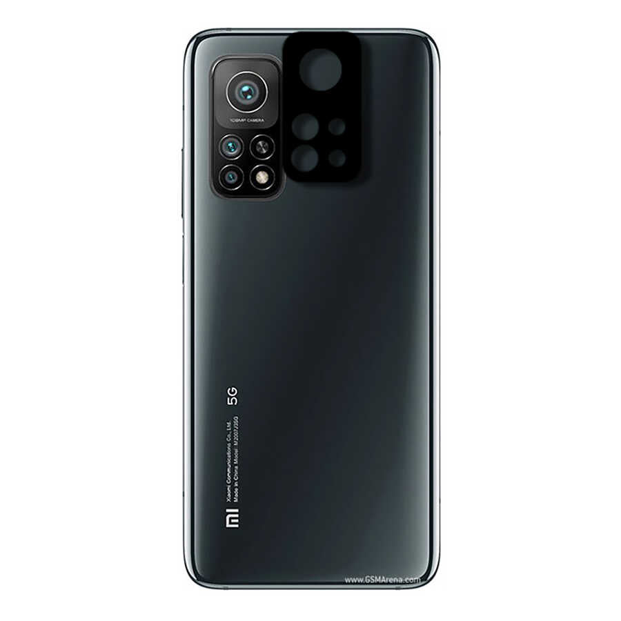 Xiaomi Mi 10T 5G Zore Golden Turtle Seramik Kamera Camı Siyah