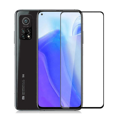 Xiaomi Mi 10T 5G Zore Süper Pet Ekran Koruyucu Jelatin Siyah