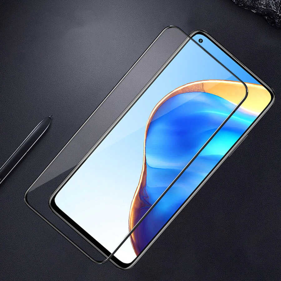 Xiaomi Mi 10T 5G Zore Süper Pet Ekran Koruyucu Jelatin Siyah