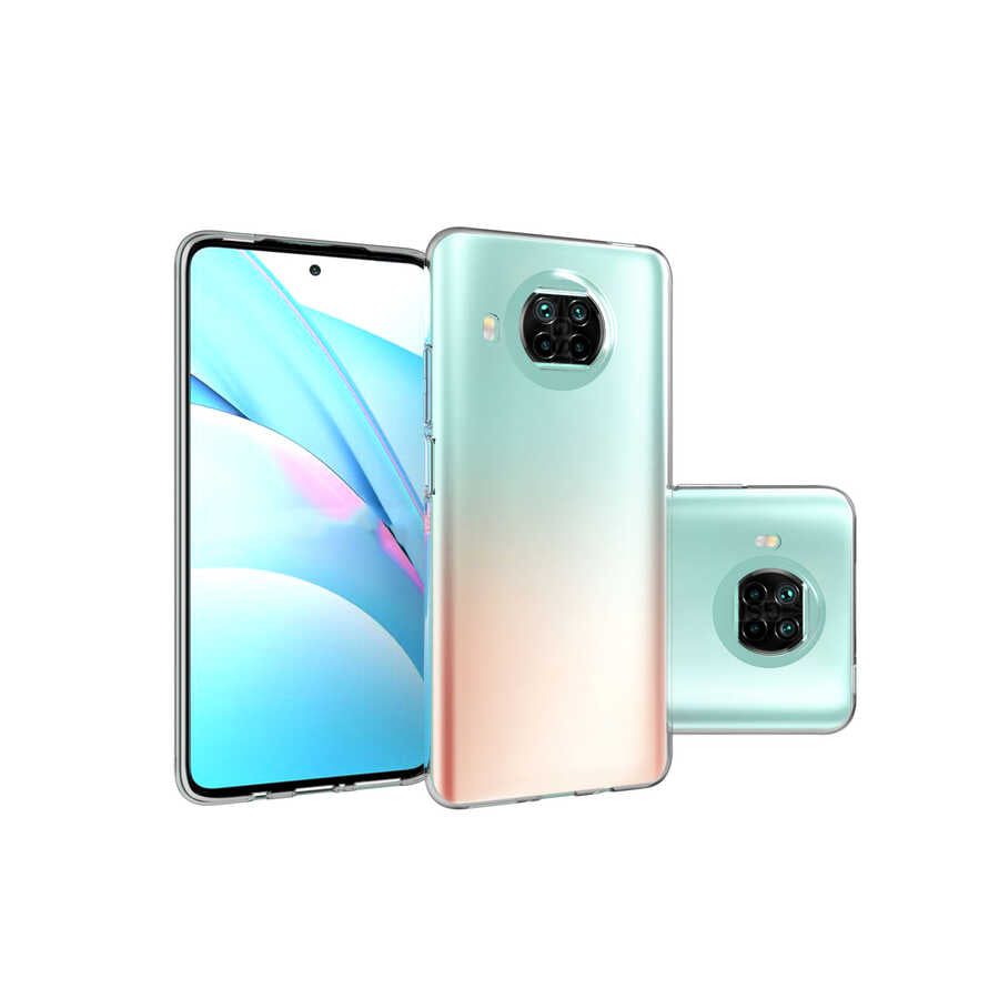 Xiaomi Mi 10T Lite 5G Kılıf Zore Süper Silikon Kapak Renksiz