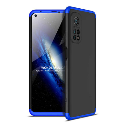 Xiaomi Mi 10T Pro 5G Kılıf Zore Ays Kapak Siyah-Mavi