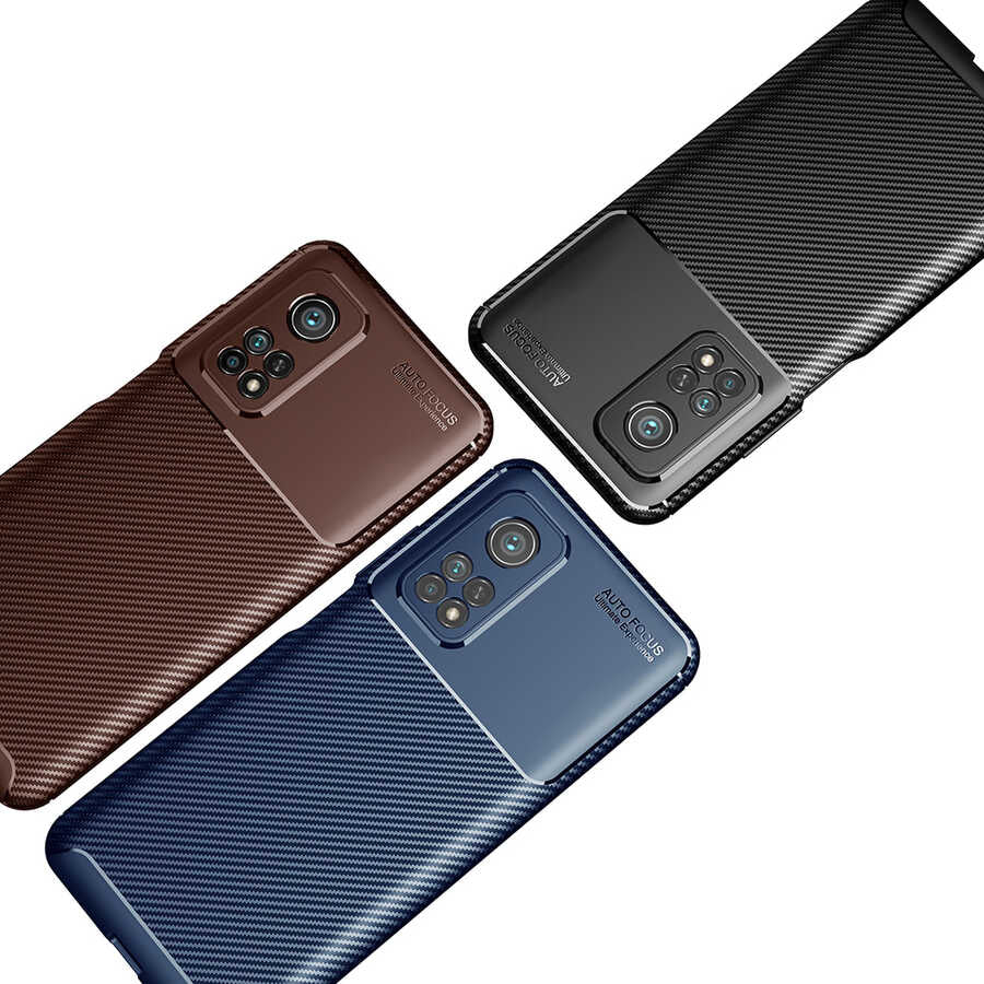 Xiaomi Mi 10T Pro 5G Kılıf Zore Negro Silikon Kapak Lacivert