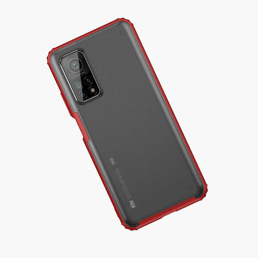 Xiaomi Mi 10T Pro 5G Kılıf Zore Volks Kapak Kırmızı