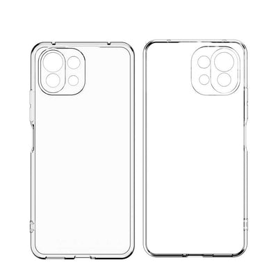 Xiaomi Mi 11 Kılıf Zore Kamera Korumalı Süper Silikon Kapak Renksiz