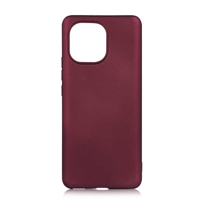 Xiaomi Mi 11 Kılıf Zore Premier Silikon Kapak Mürdüm