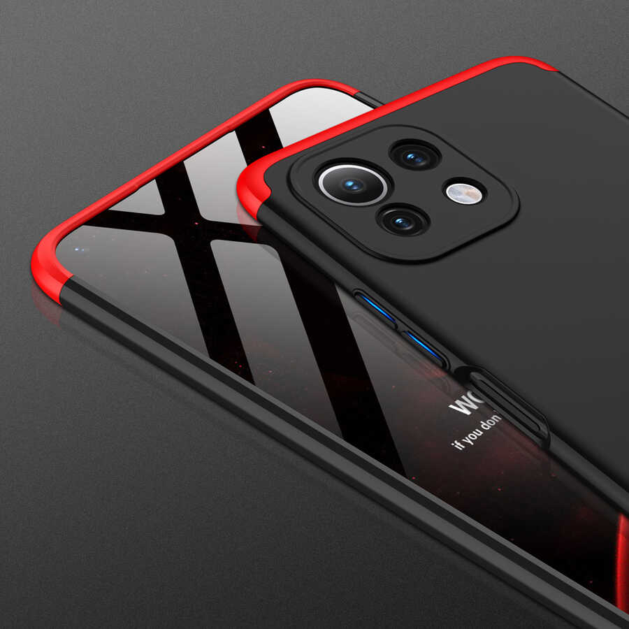 Xiaomi Mi 11 Lite Kılıf Zore Ays Kapak Rose Gold