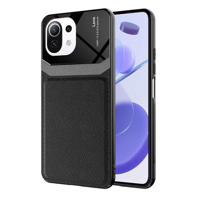Xiaomi Mi 11 Lite Kılıf Zore Emiks Kapak Siyah