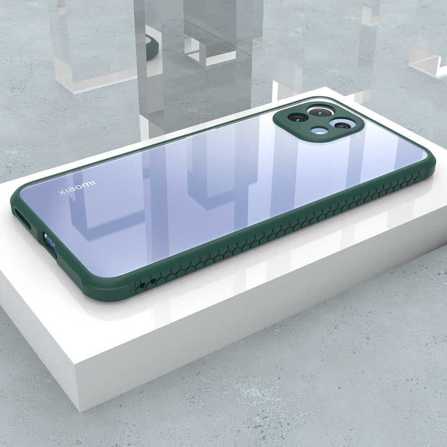 Xiaomi Mi 11 Lite Kılıf Zore Kaff Kapak Siyah