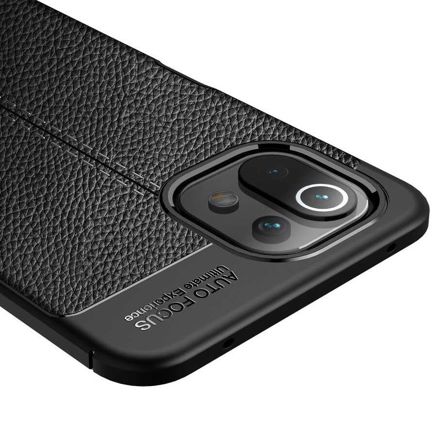 Xiaomi Mi 11 Lite Kılıf Zore Niss Silikon Kapak Kırmızı