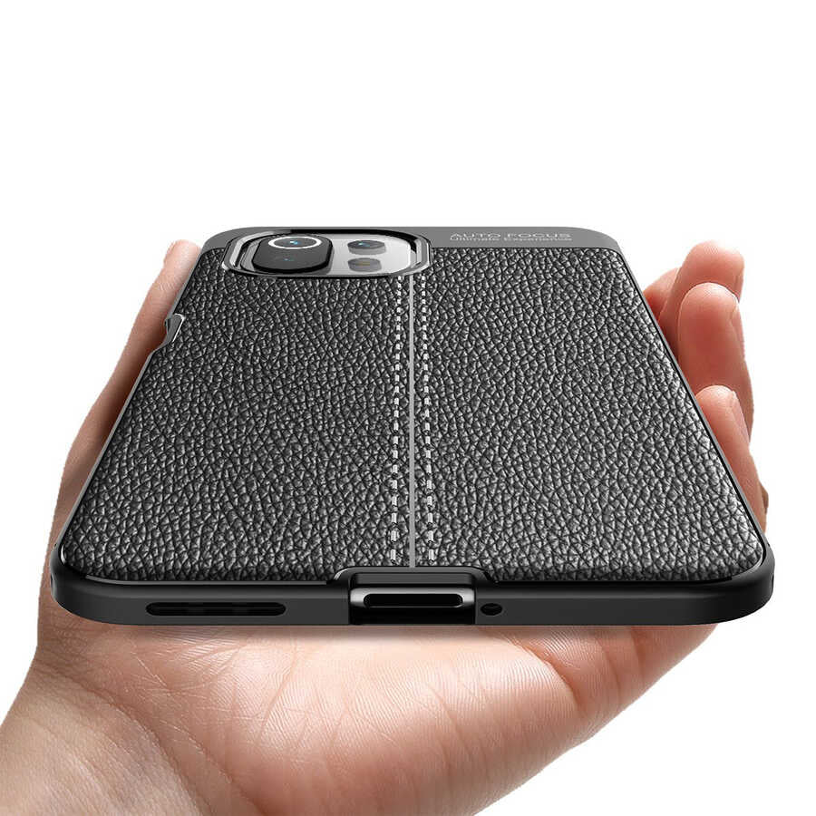 Xiaomi Mi 11 Lite Kılıf Zore Niss Silikon Kapak Kırmızı