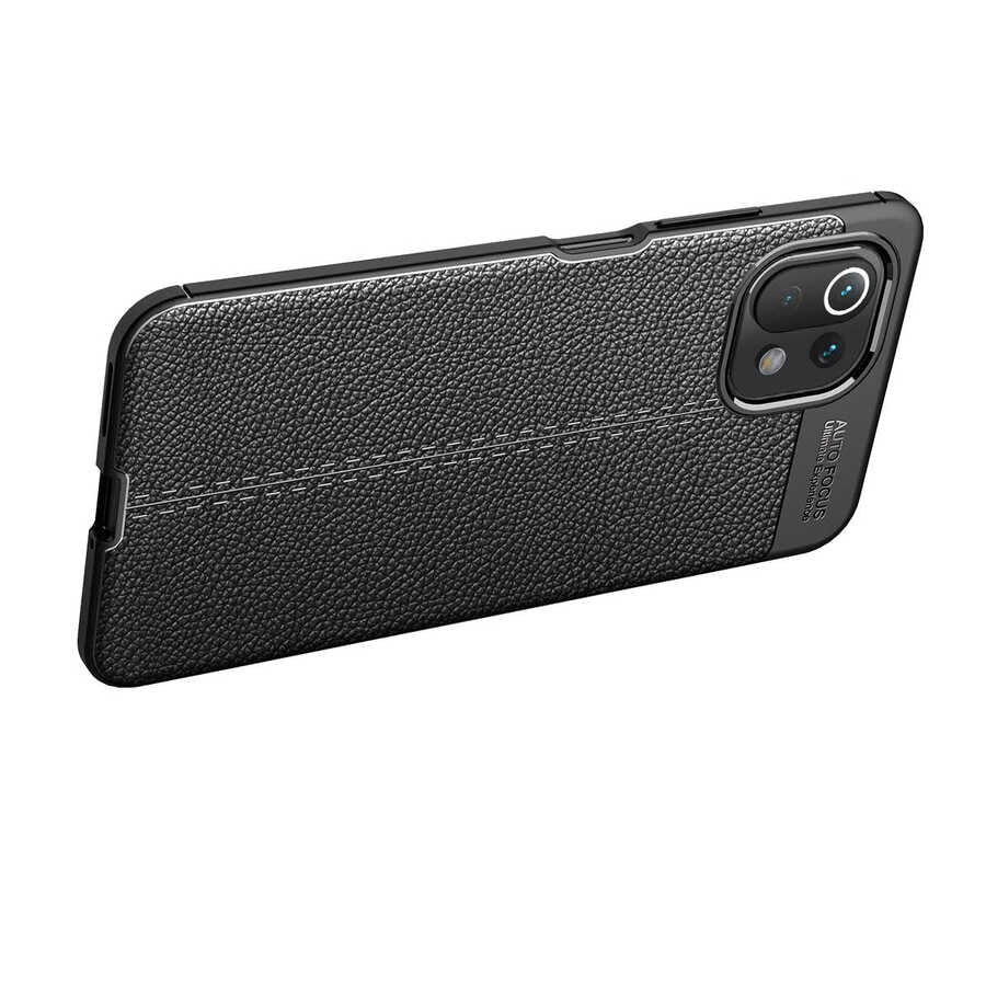 Xiaomi Mi 11 Lite Kılıf Zore Niss Silikon Kapak Kırmızı