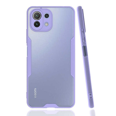 Xiaomi Mi 11 Lite Kılıf Zore Parfe Kapak Mor