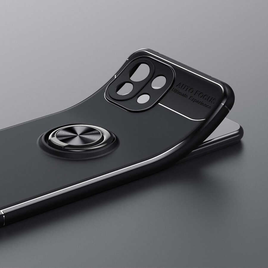 Xiaomi Mi 11 Lite Kılıf Zore Ravel Silikon Kapak Mavi