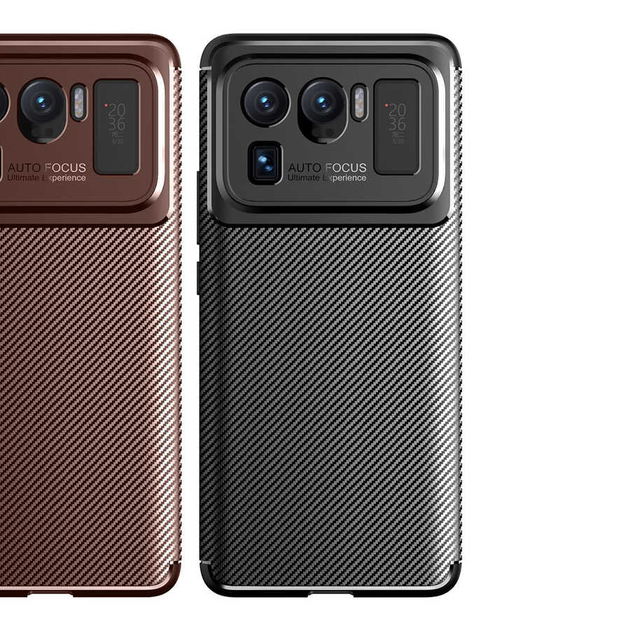 Xiaomi Mi 11 Ultra Kılıf Zore Negro Silikon Kapak Siyah