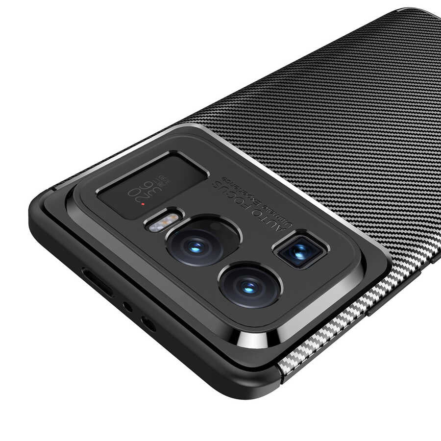 Xiaomi Mi 11 Ultra Kılıf Zore Negro Silikon Kapak Siyah