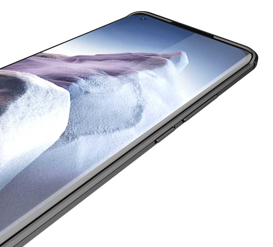 Xiaomi Mi 11 Ultra Kılıf Zore Niss Silikon Kapak Siyah