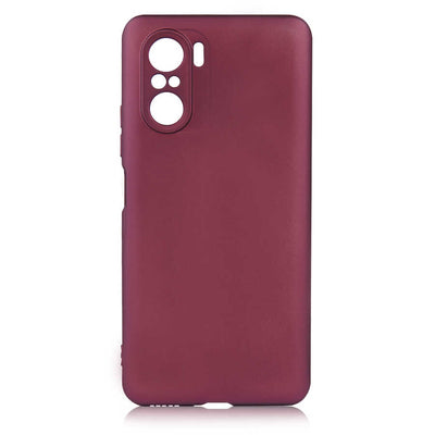 Xiaomi Mi 11İ Kılıf Zore Premier Silikon Kapak Mürdüm