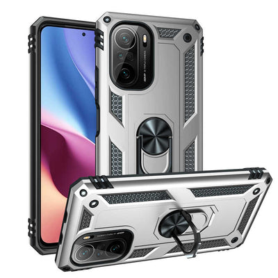 Xiaomi Mi 11İ Kılıf Zore Vega Kapak Gri