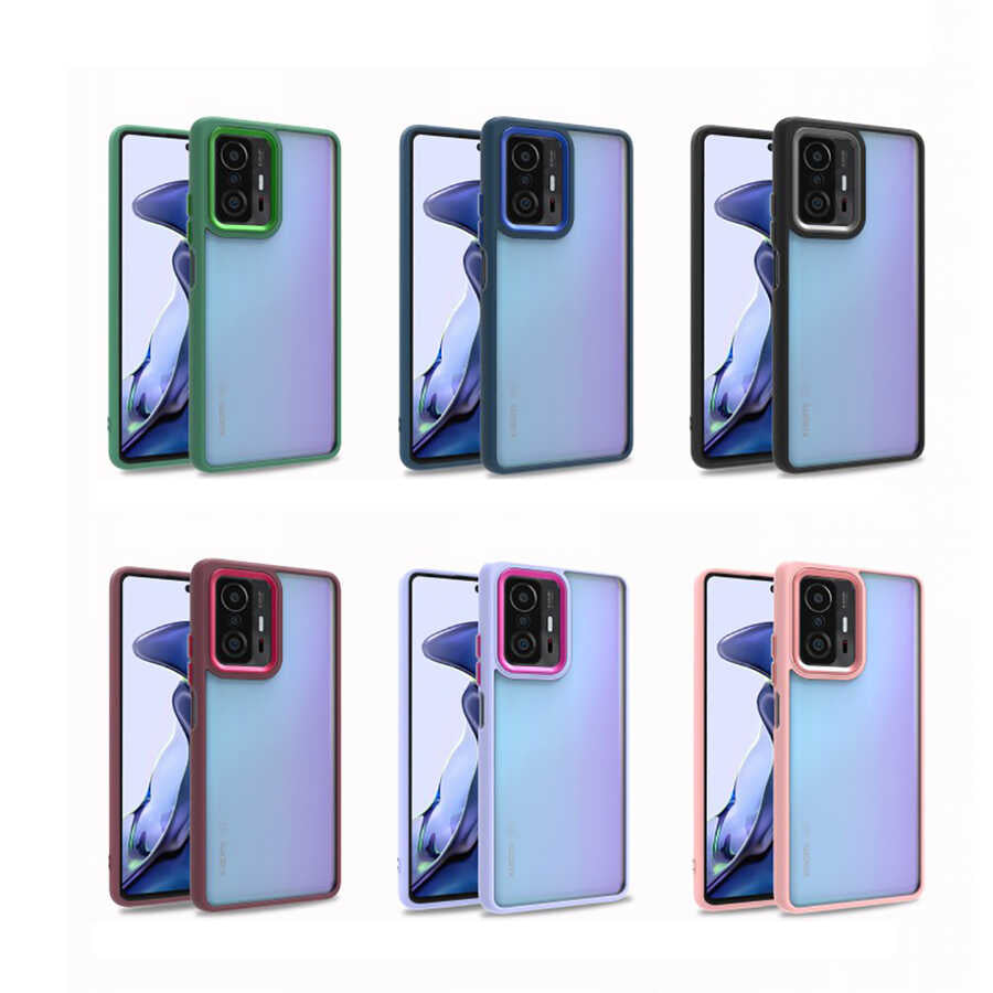 Xiaomi Mi 11T 5G Kılıf Zore Flora Kapak Lila