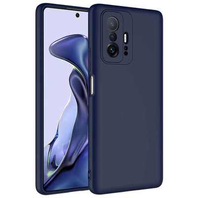 Xiaomi Mi 11T 5G Kılıf Zore Mara Lansman Kapak Lacivert