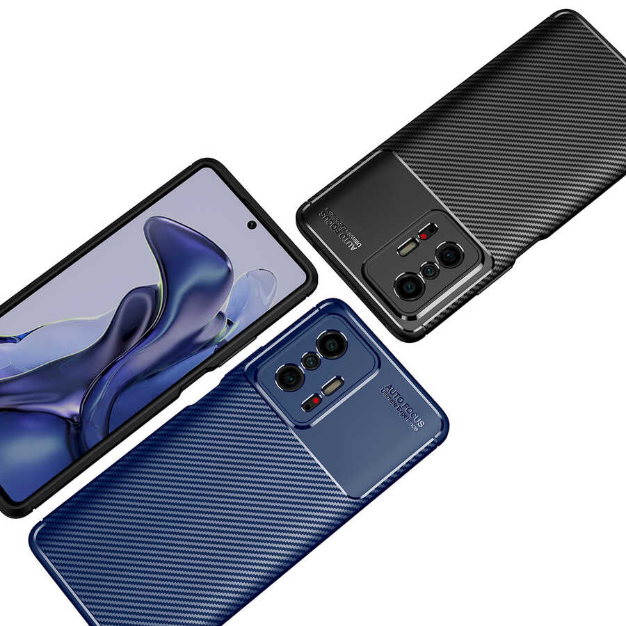 Xiaomi Mi 11T 5G Kılıf Zore Negro Silikon Kapak Lacivert