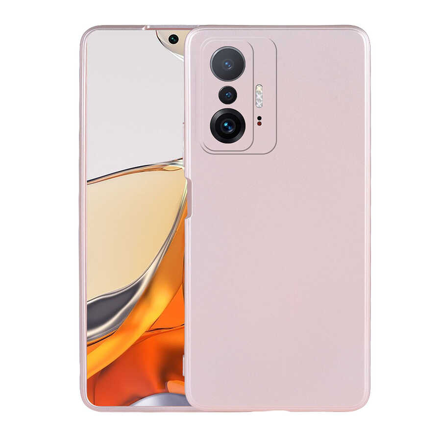 Xiaomi Mi 11T 5G Kılıf Zore Premier Silikon Kapak Rose Gold