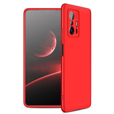 Xiaomi Mi 11T Pro 5G Kılıf Zore Ays Kapak Kırmızı