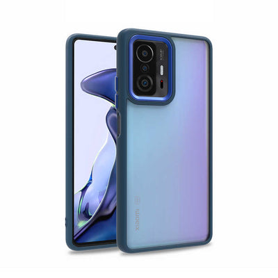 Xiaomi Mi 11T Pro 5G Kılıf Zore Flora Kapak Mavi