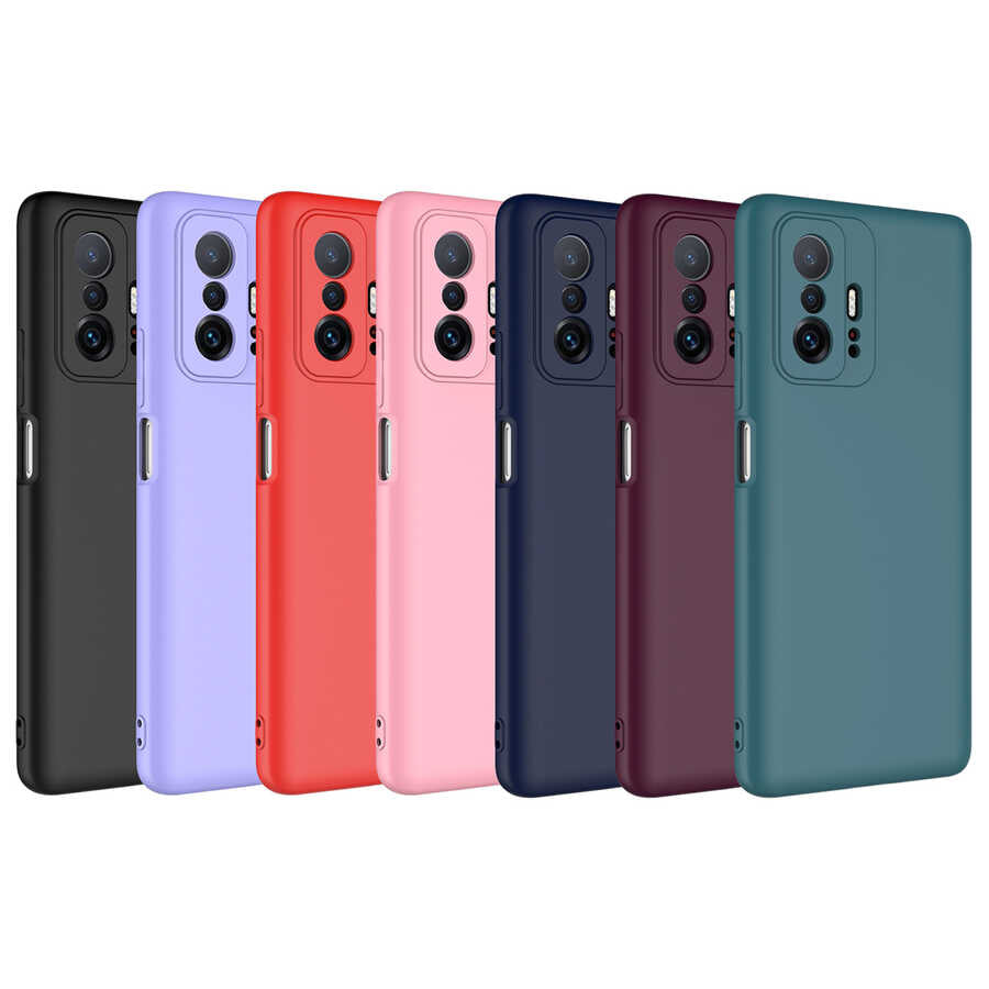 Xiaomi Mi 11T Pro 5G Kılıf Zore Mara Lansman Kapak Lacivert