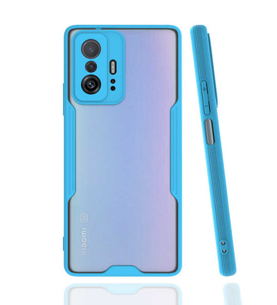 Xiaomi Mi 11T Pro 5G Kılıf Zore Parfe Kapak Mavi