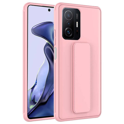 Xiaomi Mi 11T Pro 5G Kılıf Zore Qstand Kapak Lila