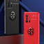Xiaomi Mi 11T Pro 5G Kılıf Zore Ravel Silikon Kapak Siyah-Kırmızı