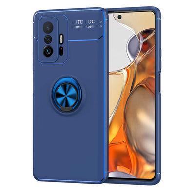 Xiaomi Mi 11T Pro 5G Kılıf Zore Ravel Silikon Kapak Siyah