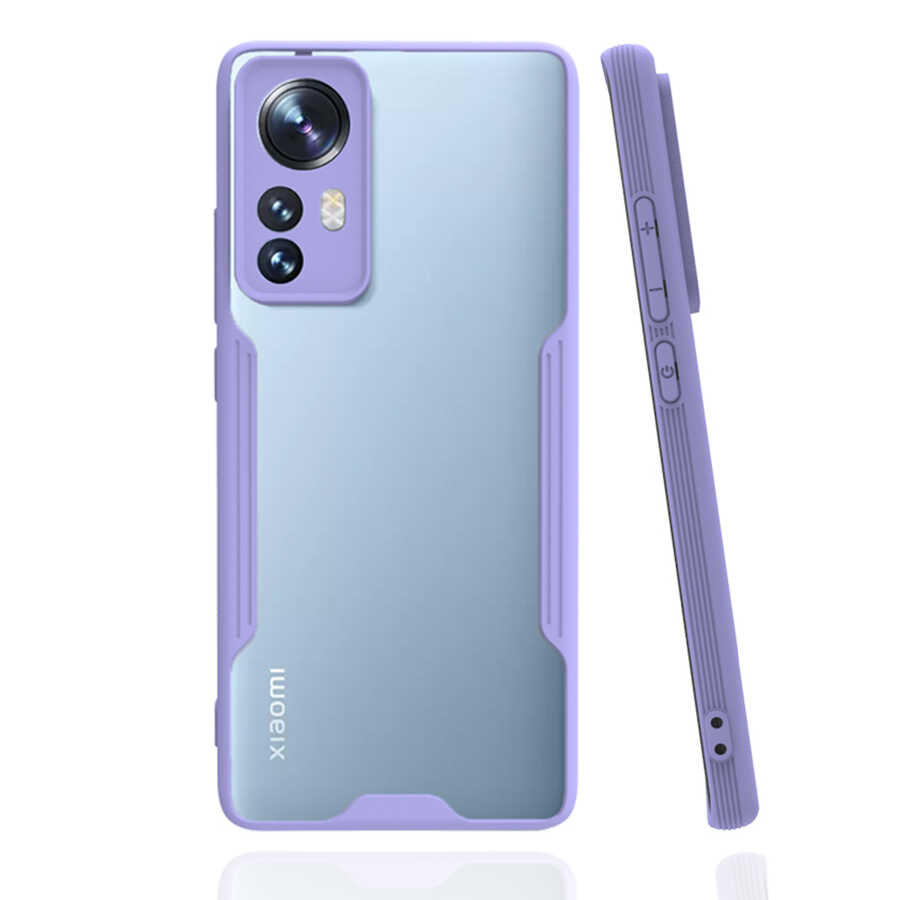 Xiaomi Mi 12 Kılıf Zore Parfe Kapak Mor