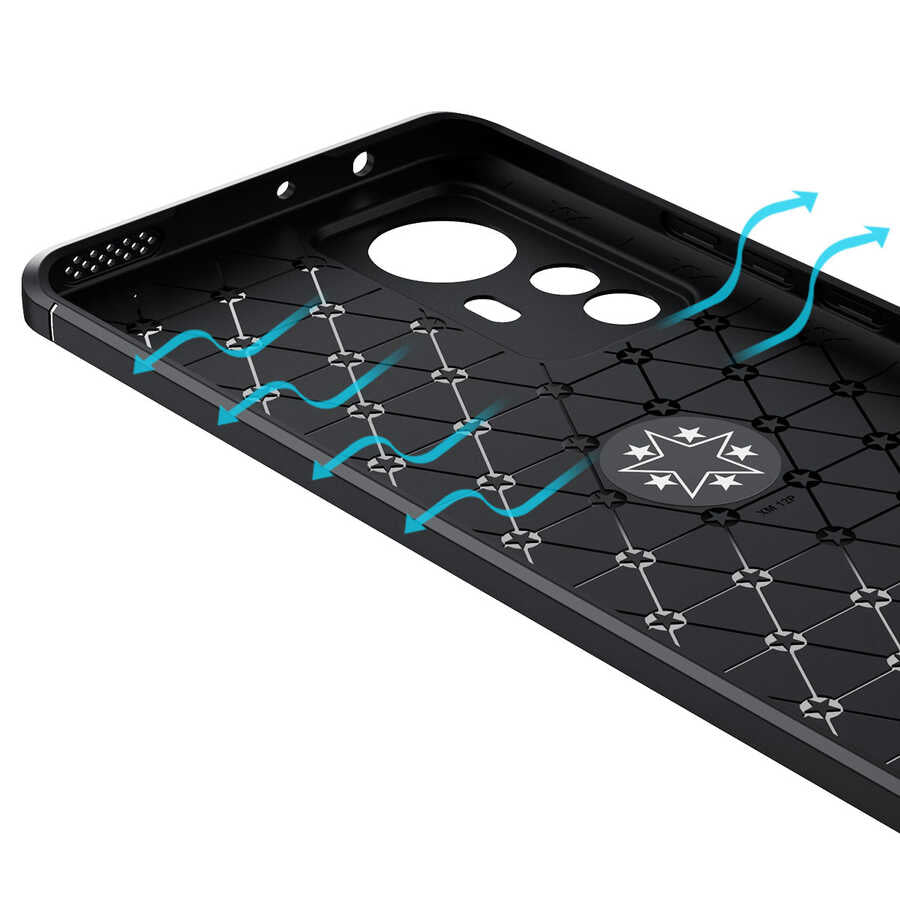 Xiaomi Mi 12 Kılıf Zore Ravel Silikon Kapak Kırmızı