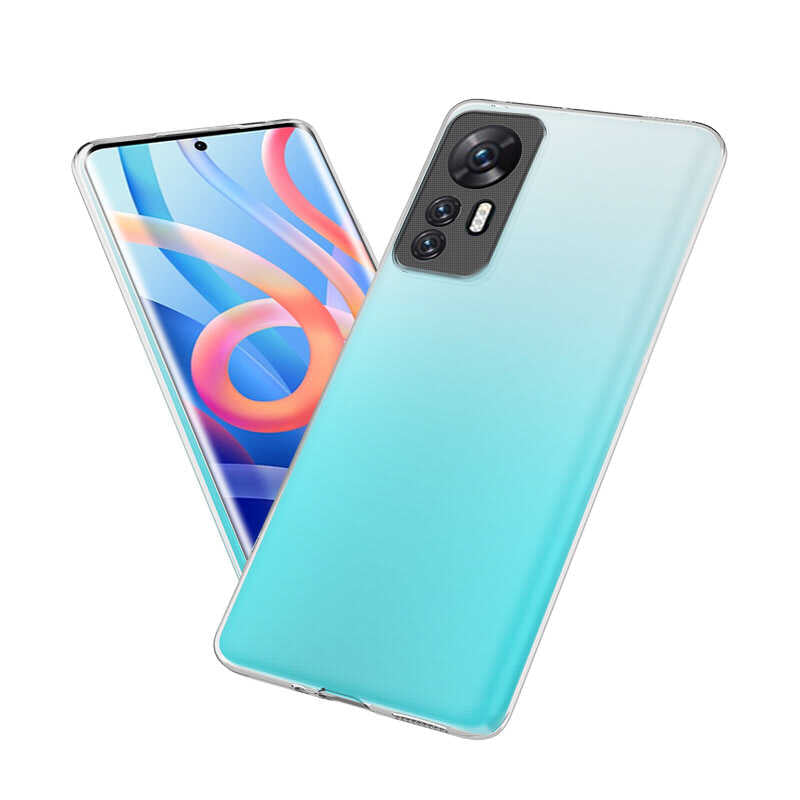 Xiaomi Mi 12 Kılıf Zore Süper Silikon Kapak Renksiz