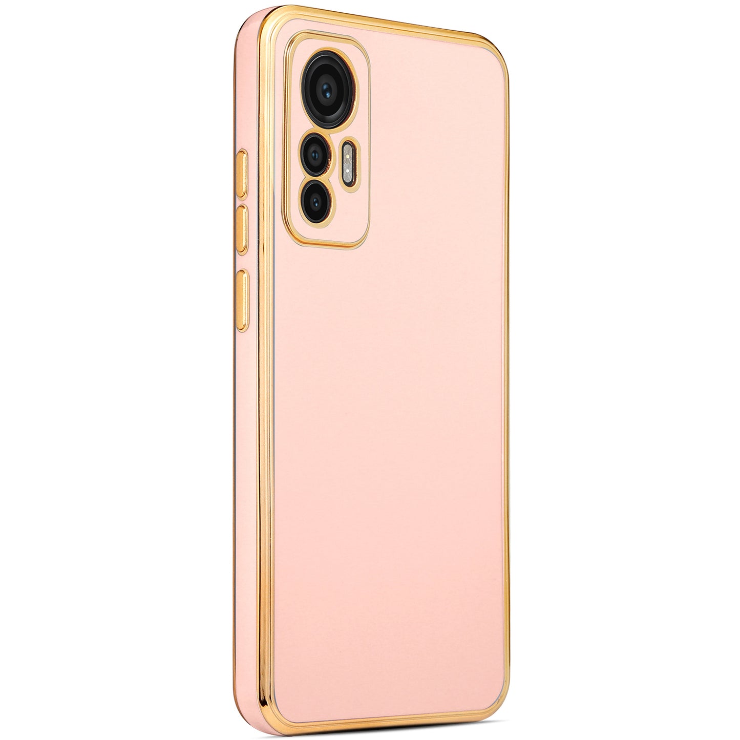 Xiaomi Mi 12 Lite Kılıf Zore Bark Kapak Rose Gold