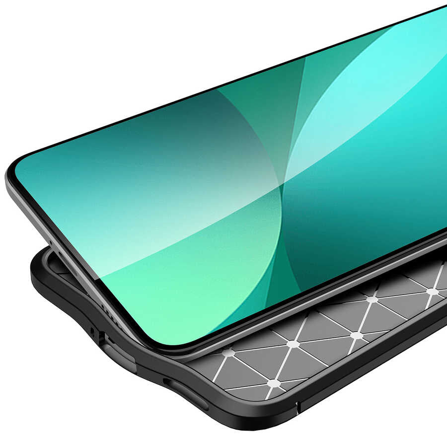 Xiaomi Mi 12 Lite Kılıf Zore Niss Silikon Kapak Siyah