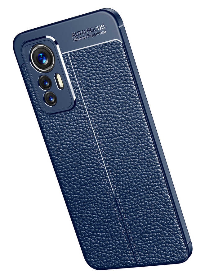 Xiaomi Mi 12 Lite Kılıf Zore Niss Silikon Kapak Lacivert