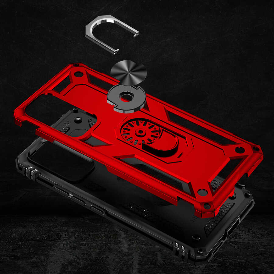 Xiaomi Mi 12 Lite Kılıf Zore Vega Kapak Siyah